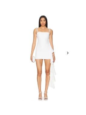 Nieve Mini Dress in White